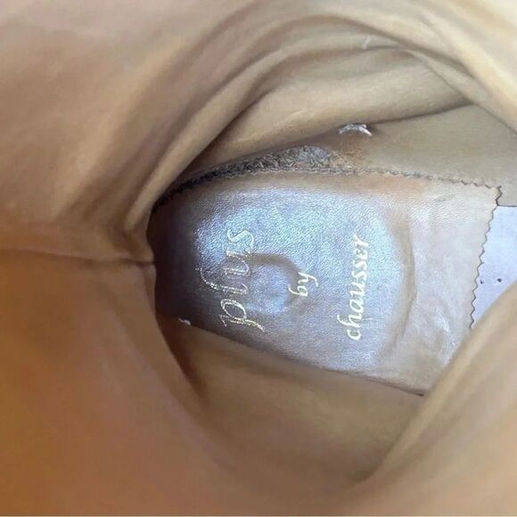 RARE Plus By Chausser Japan Tall Riding Equestrian Boots Leather Womens Size 6.5 - Picture 11 of 11